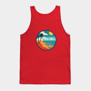 Sun, beach and sea Tank Top